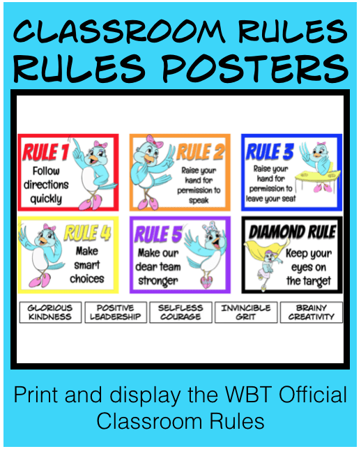 Official WBT Rules Posters
